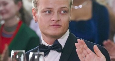 Marius Borg Høiby has been charged with 32 offences including four rapes (seen in 2022)