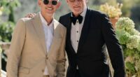 Wayne (right) and Gary Lineker have finally put their differences aside after a 17-year feud after they were reunited over the weekend at the wedding of Wayne's daughter Tia