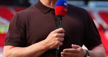Gary Neville has claimed that a £74million Manchester United signing is 'nowhere near up to speed' following their 1-1 draw against Fulham on Sunday
