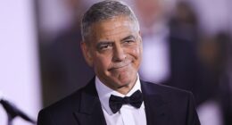 George Clooney has hit out at critics who accused him of playing himself in his movies [pictured in September]