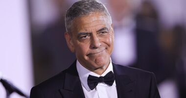 George Clooney has hit out at critics who accused him of playing himself in his movies [pictured in September]