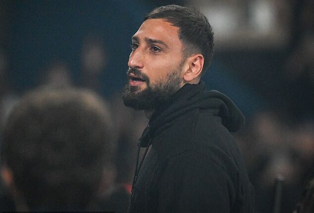 Gianluigi Donnarumma fights back tears as he bids an emotional farewell to PSG - and their ultras - with Man City circling over summer move
