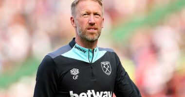Graham Potter insisted Lucas Paqueta is 'committed' to West Ham despite transfer links