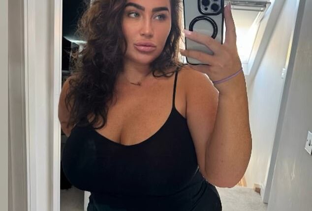 Lauren Goodger was forced to pull out of her scheduled This Morning appearance on Monday due to lack of childcare for her three-year-old daughter Larose - and stayed at home sharing sexy selfies instead