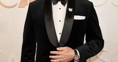 Guy Pearce (pictured) has paid a moving tribute to Terence Stamp, who died on Sunday aged 87, calling the legendary English actor 'an inspiration'