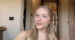 Harper Beckham followed in her mum Victoria's footsteps on Friday by sharing her very own make-up tutorial on social media
