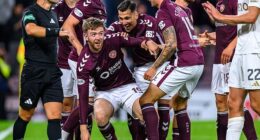 Findlay is hailed after his headed goal put clear daylight between the teams at Tynecastle