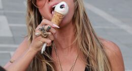 Julia Roberts and Heidi Klum, above, jetted into Venice, Italy, on Tuesday ahead of the 82nd International Film Festival kicking off