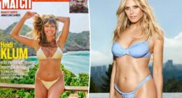Heidi Klum strips down for sizzling Paris Match bikini shoot