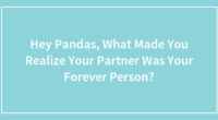 Hey Pandas, What Made You Realize Your Partner Was Your Forever Person?