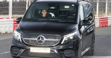 Benjamin Sesko has arrived in Manchester to complete his United medical ahead of his transfer