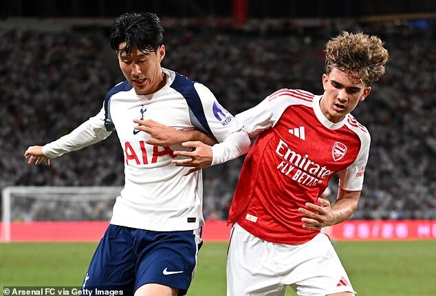 Max Dowman, 15, held his own against Premier League veterans during Arsenal's pre-season tour of Asia