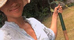 Meghan Markle gardening in Nottingham Cottage at Kensington Palace. A royal insider claimed that the first sign that all was not well with the Duke and Duchess of Sussex became apparent while they were living at Nottingham Cottage