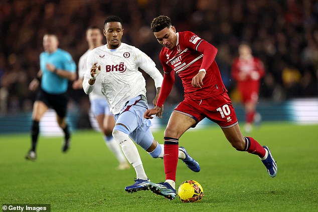 Morgan Rogers caught the eye of Unai Emery when Aston Villa faced Middlesbrough in the FA Cup