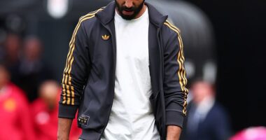 Ruben Amorim no longer appeared the bedraggled, tortured soul seen in Grimsby