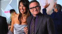Robin Williams (right) was diagnosed with Lewy body dementia (photographed in 2009 with his wife, Susan Schneider)