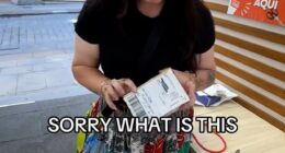 Melika Zaidi (pictured), thought to be from the North East of England, bought the mystery packages from Surprise Box, a store in the Spanish city that sells lost mail