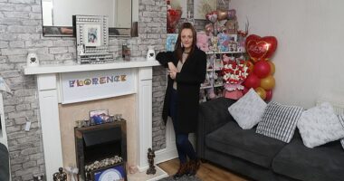 Amie Upton (pictured) set herself up as an unpaid funeral director after the death of her daughter Florrie-Mae, who was stillborn at 29 weeks after Upton was assaulted by her partner