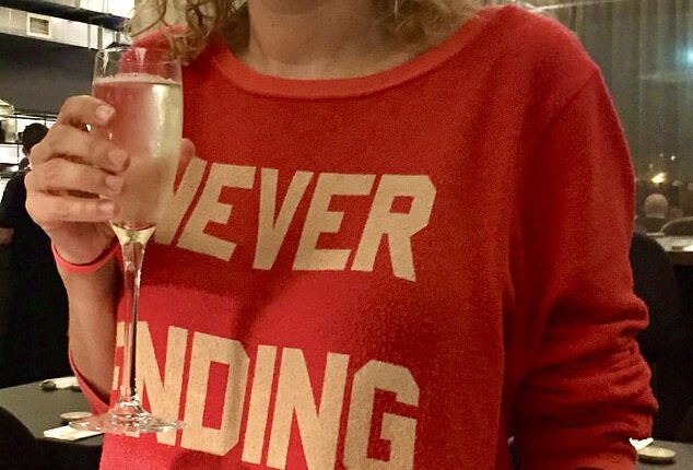 Sandra Parker (pictured) would drink to excess, then feel awful about it when waking up after a big night out