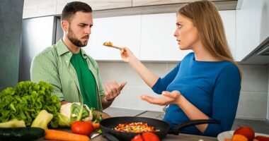 Food is a big deal in a relationship – and Ben not eating what I ate impacted on more than just my increasingly unused cooking skills, writes Lucy Cavendish (Picture posed by models)