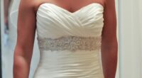 Cynthia Donovan in her wedding dress. She says, 'I’d always been fit and healthy, but my desire to have the perfect body tripled from the moment I got engaged'
