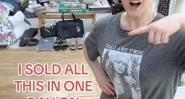 Caroline, who posts under the handle @caroline.shops, revealed she made £590 on Vinted in one day by selling my old clothes and using ChatGPT for help with item descriptions
