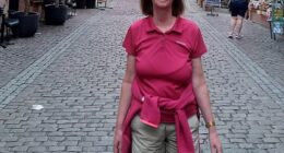 Chris Bourda has slammed the Greek police for their lack of urgency in searching for his wife Michele, 59, (pictured) who has gone missing in Greece