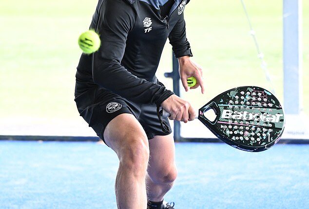 Thomas Frank is a keen padel player and a court is being built at Tottenham's training ground