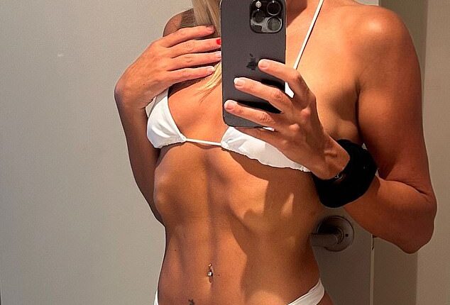 Sommer Shiels (pictured) is 42 years old but her biological age is 21. 'I exercise less and eat more now, but it's been years of trial and error,' she tells Daily Mail