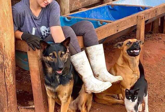 Angel Bulut (pictured), 25, from the UK, never expected a luxurious lifestyle in Brazil - but was shocked by the standard of living when she arrived in the country nearly three years ago