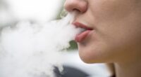 The first thing on his list of things to avoid was vaping, which he says is a 'worldwide' problem (stock image)