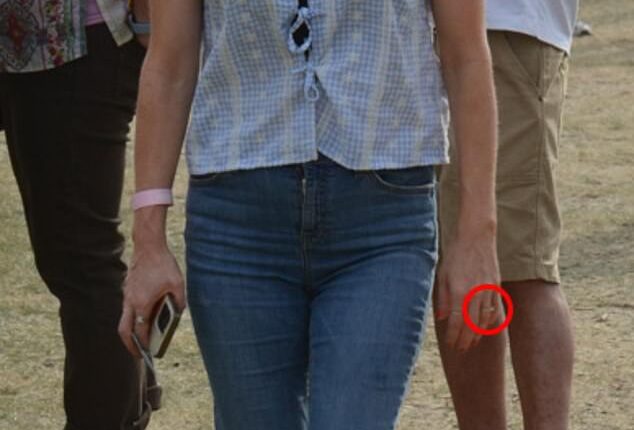 Comedian Lucy Beaumont has been spotted wearing a dazzling ring on her engagement finger sparking speculation that she may have moved on since her split from Jon Richardson