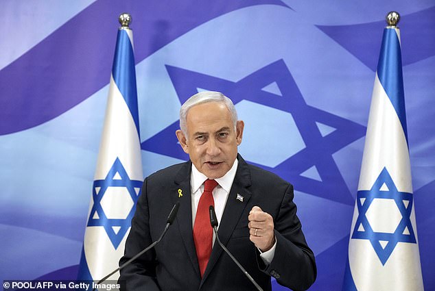 Israel's security cabinet approved Prime Minister Benjamin Netanyahu's (pictured) plan for a military incursion on Friday