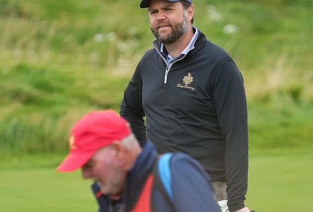 JD Vance's NIGHTMARE round at Donald Trump's golf course: US Vice President mocked after committing ultimate sin during UK holiday