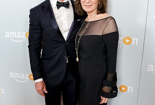 Bezos is seen here with his late mom at an Amazon event in 2016