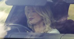 Jackie O Henderson has been spotted back behind the wheel of her luxury car after returning to the road following a nine month long driving suspension