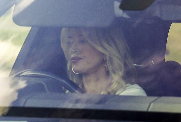 Jackie O Henderson has been spotted back behind the wheel of her luxury car after returning to the road following a nine month long driving suspension
