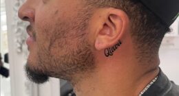 Famed California-based tattoo studio The Apollo revealed that they had inked Saweetie's middle name on Jadon Sancho's neck