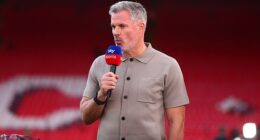 Jamie Carragher has been criticised on social media for his immediate response to the alleged racial abuse directed at Bournemouth's Antoine Semenyo during their defeat by Liverpool