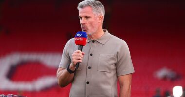 Jamie Carragher has been criticised on social media for his immediate response to the alleged racial abuse directed at Bournemouth's Antoine Semenyo during their defeat by Liverpool