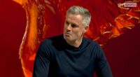 Jamie Carragher was unable to control himself after Liverpool snatch a dramatic winner against Newcastle