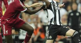 Ibrahima Konate has been 'all over the place' this season, according to Jamie Carragher