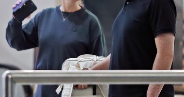 Jelena Dokic and her boyfriend Yane Veselinov are more in love than ever. Both pictured