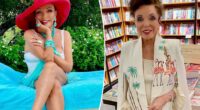 Joan Collins, 92, defies age in chic white swimsuit on vacation