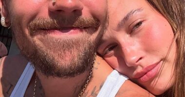 Justin Bieber shared new images with his wife Hailey Bieber on Sunday
