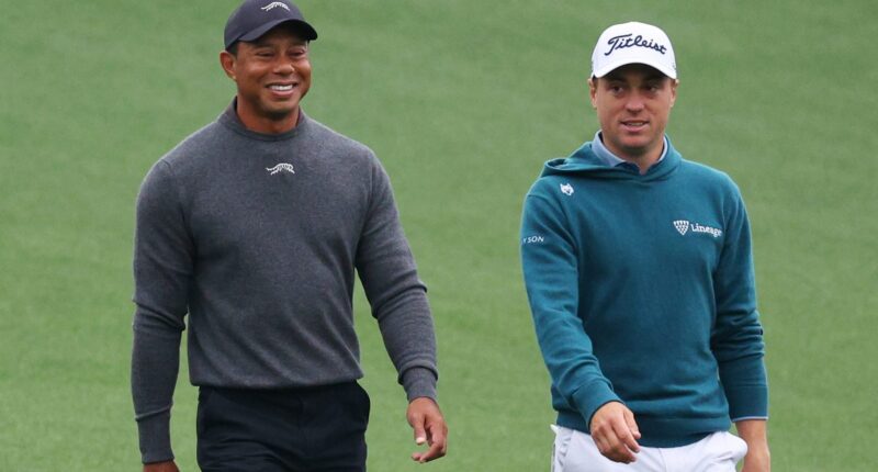 Justin Thomas Tells Hilarious but 'Typical' Tiger Woods Story