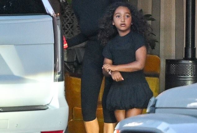 Kanye West's wife Bianca Censori embraced her stepmom duties as she stepped out in Los Angeles with three of the rapper's four children with ex Kim Kardashian