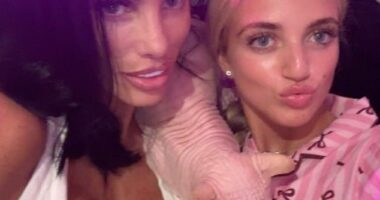 Katie Price and her eldest daughter Princess have reunited amid the former glamour model's rift with ex-husband Peter Andre