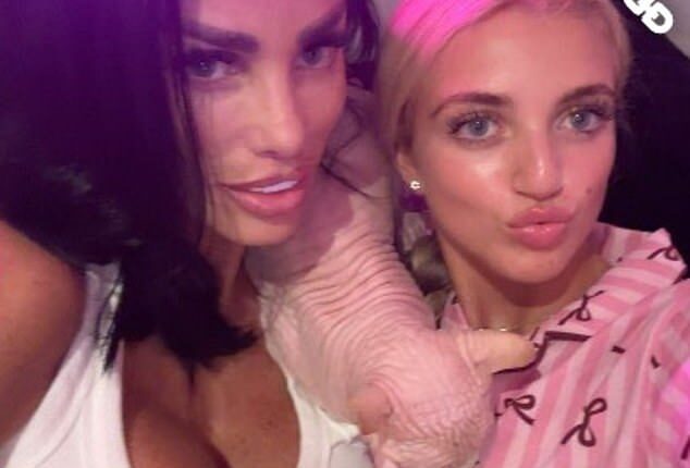 Katie Price and her eldest daughter Princess have reunited amid the former glamour model's rift with ex-husband Peter Andre