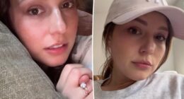 Katie Thurston cries as she starts feeling sick amid stage 4 breast cancer battle